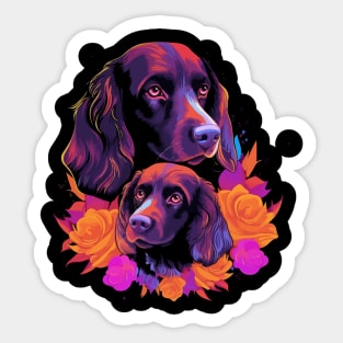 Field Spaniel Mothers Day Sticker